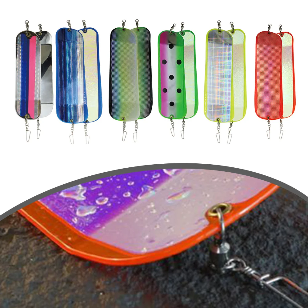 /28cm /Diving /Flash Board Trolling Flasher Fish Shaped ABS Plastic Bait Boat With Reflective Sticker For Sea Fishing Equipment