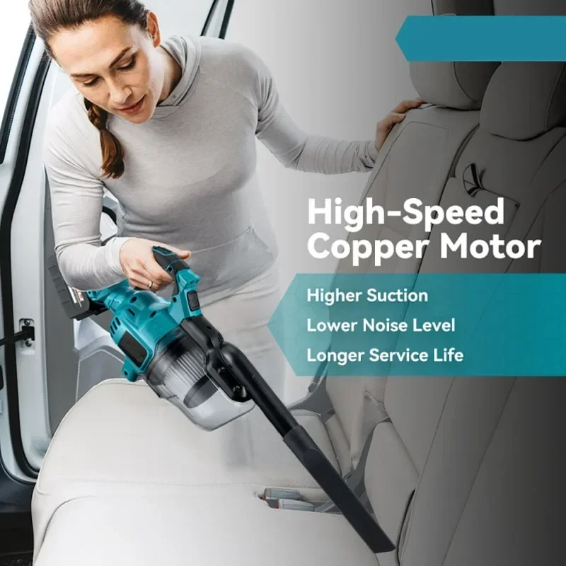 Portable Cordless Electric Vacuum Cleaner Multi-function Dust Carpet Clean Machine For Makita 18v Battery