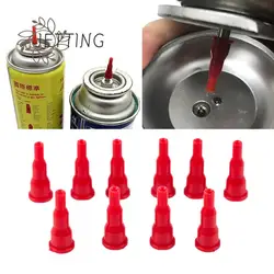 3pcs Reusable Butane Nozzle Adapter Convert Cassette Tank Into Inflatable Tank Lighter Spray Gun Universal Gas Refill Head