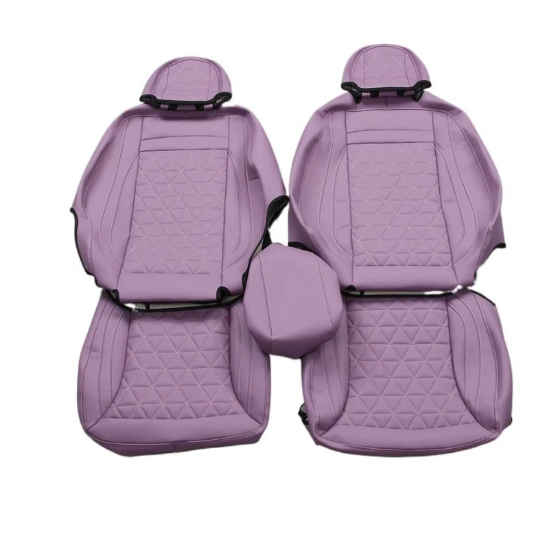 

Full Set 10-Piece Luxury Car Seat Covers Customized Original Pattern All-Season Wear-Resnt Breathable Stain Resnt