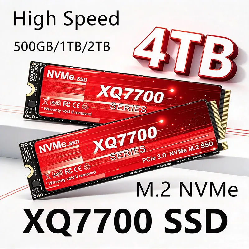 XQ7700 M2 PCIe 3.0 SSD 4TB 500GB 1TB 2TB M.2 SSD PCIe3.0 NVME Solid State Drive 2T Internal Hard Disk for Desktop Laptop