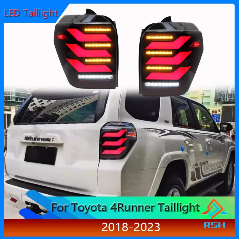 

Сборка заднего фонаря для Toyota Supra 2018-2023, модифицированный светодиодный свет для вождения, водяной поворотный сигнал, тормозной и задний фонарь