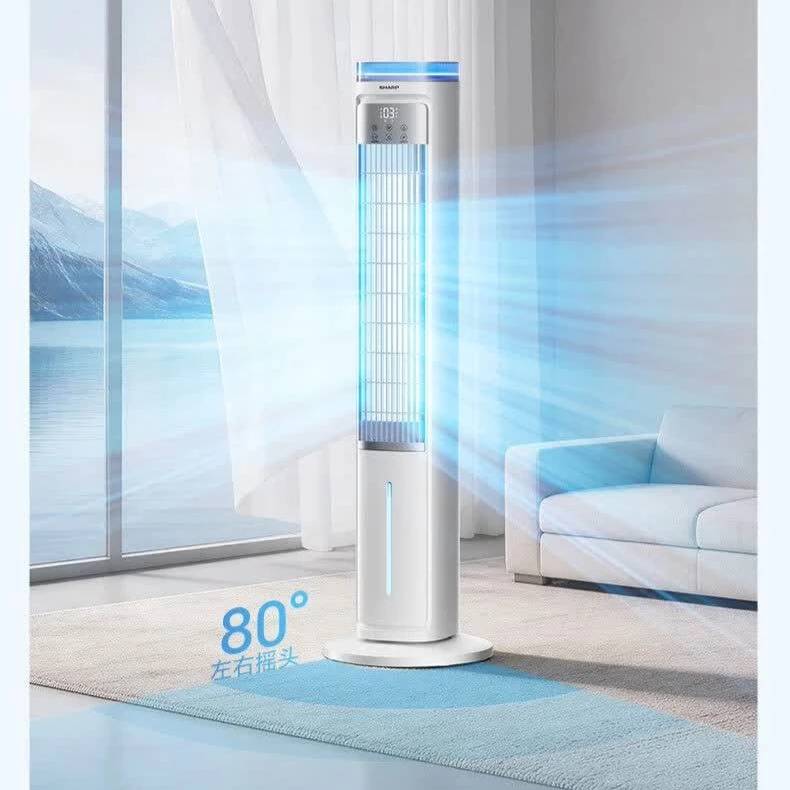 Air conditioning fan Cooler Household electric fan Air conditioning Small water cooling Mobile bedroom tower fan