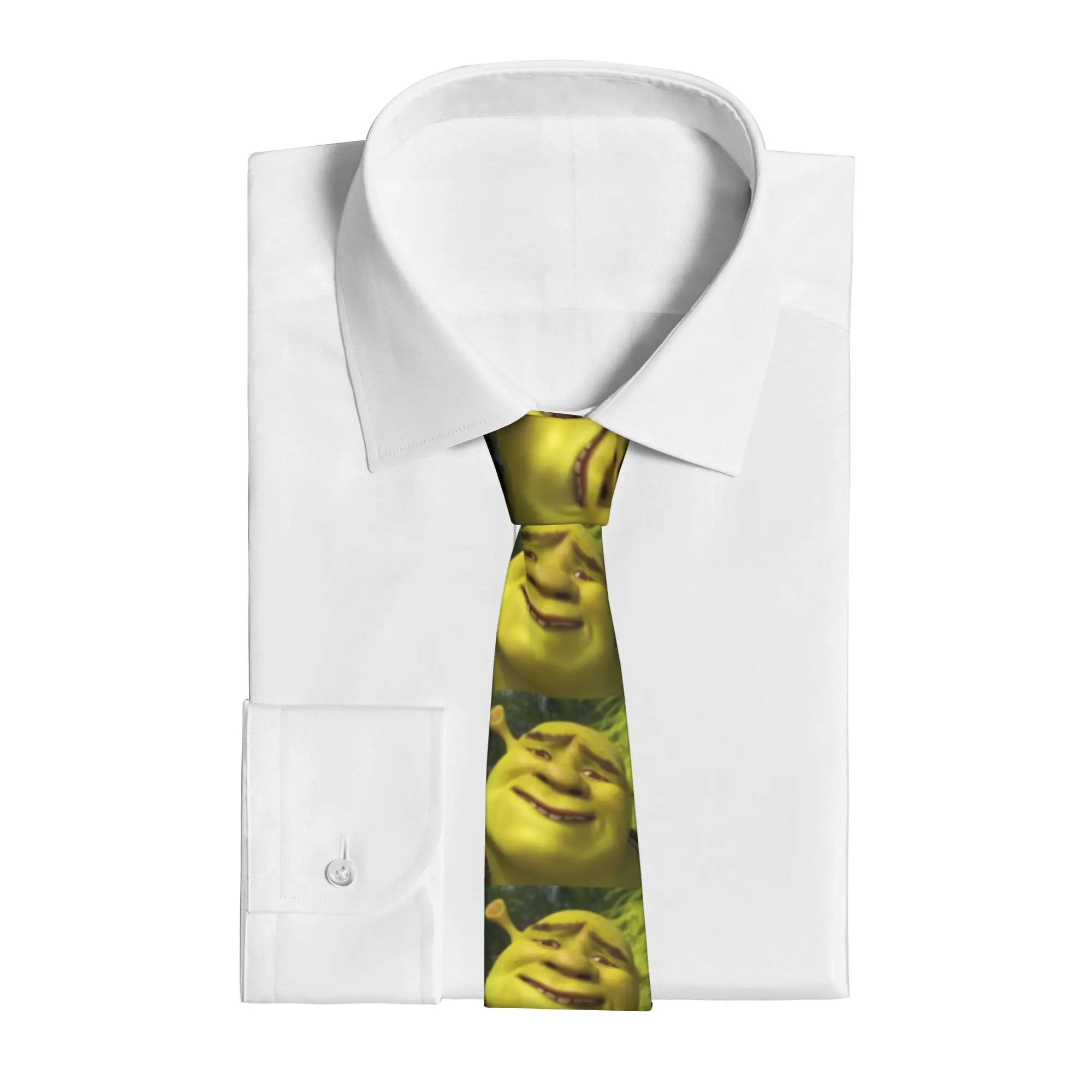 Shreks Memes Anime Neckties Me - Skinny Tie Men avis et prix
