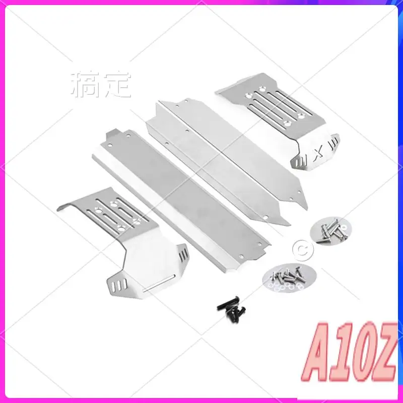 0Z-For TRAXXAS 1/10 MAXX V2.0 Extended Stainless Steel Upgrades Chassis Armor Armor Defense Replacement Parts Accessories