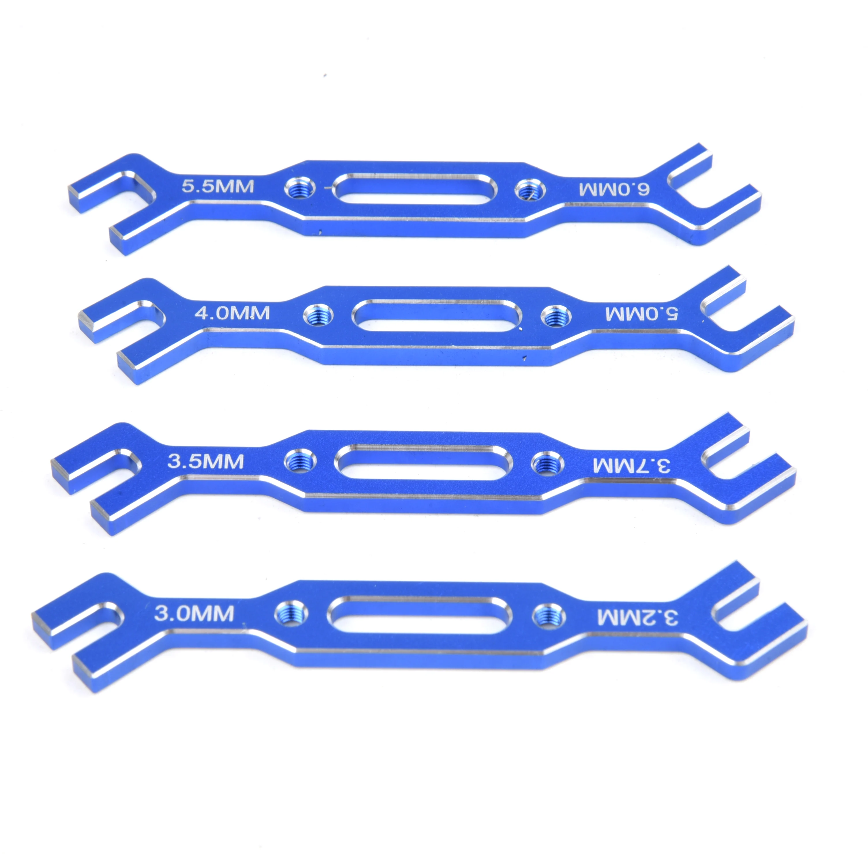 4 Stuks Wrench 3/3.2/3.5/3.7/4/5/5.5/6Mm Spanschroef Moer Ball End Joint Remover Universele Tool Voor Rc Auto Drone Boot