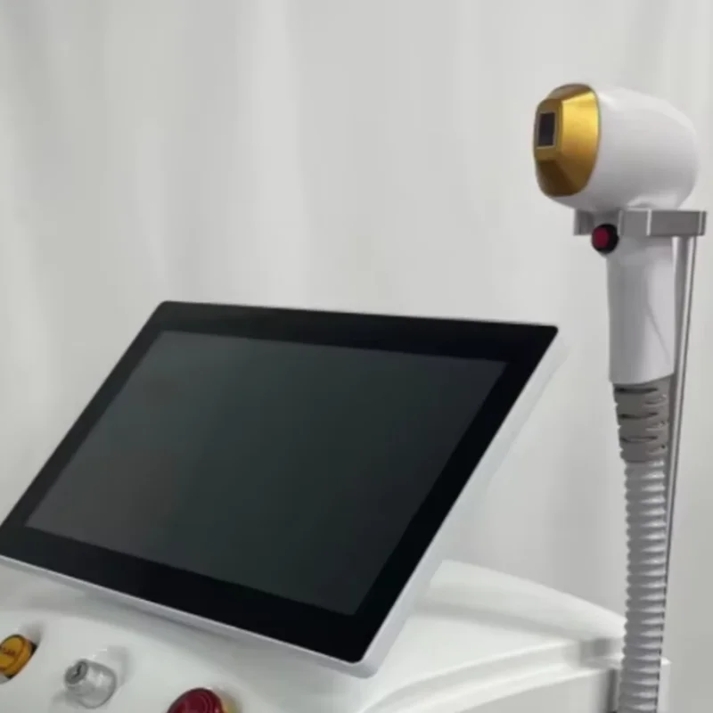 Máquina láser de diodo profesional, 4000W, Alexandrita, hielo, platino, 3 longitudes de onda, utensilio para eliminar el vello indoloro permanente, piel tierna