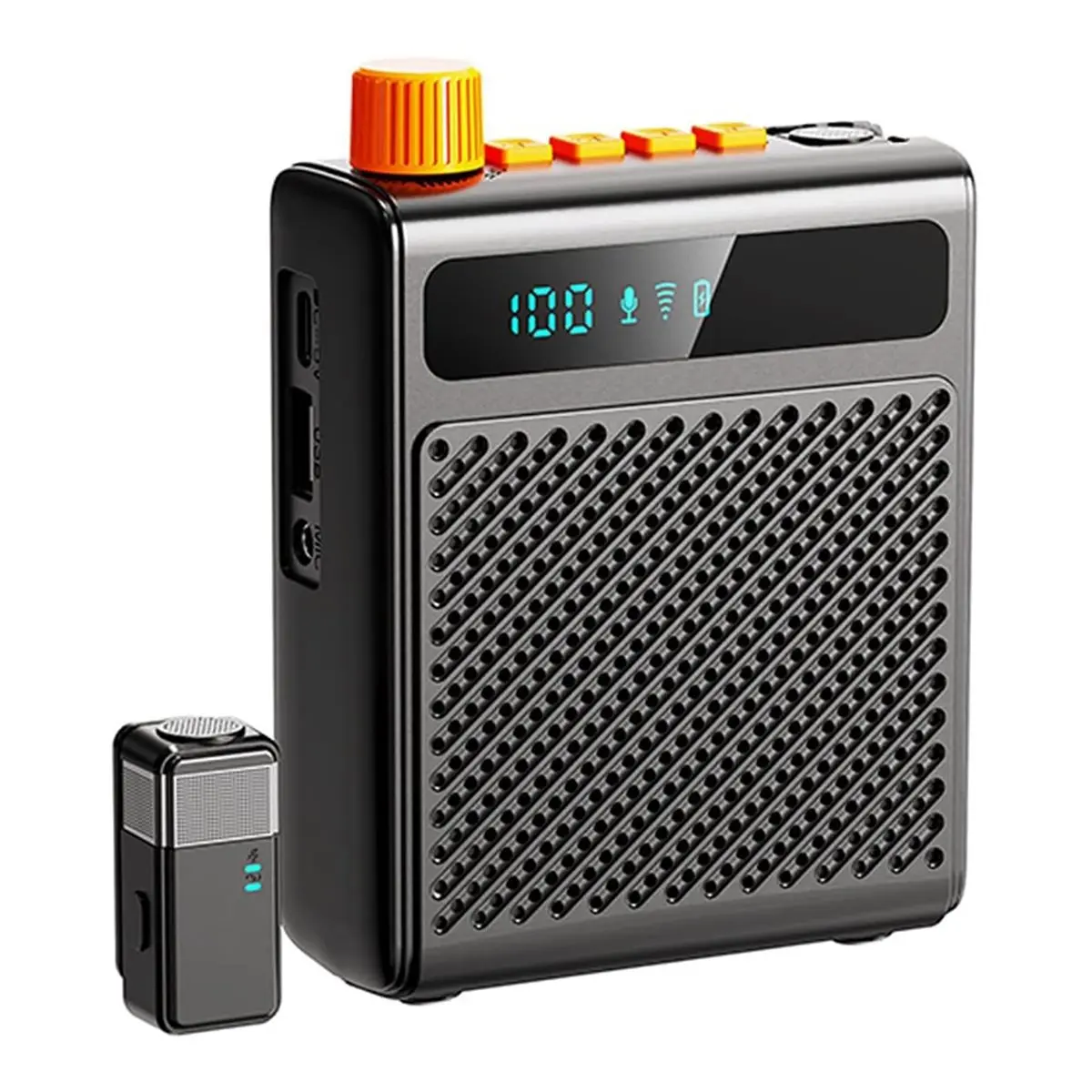 （2026 SUMMER）Wireless Professional Microphone Amplifier Rechargeable Portable Voice Amplifier for Teachers Tour Guides