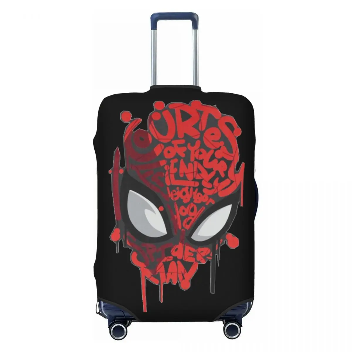 

Custom Fashion Spider Man Cartoon Superhero Luggage Cover Protector Washable Travel Suitcase Covers