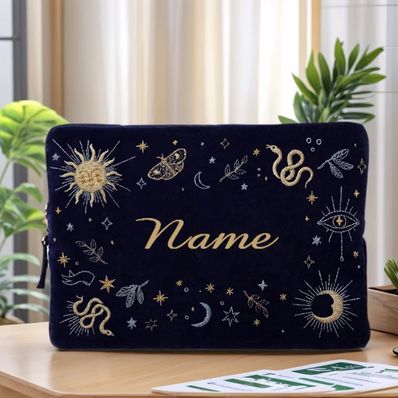 

Портативная дорожная сумка для компьютера с настраиваемыми буквами, чехол для ноутбука, защитная сумка для ноутбука 11/13/14 дюймов, клатчи для ноутбука, планшета