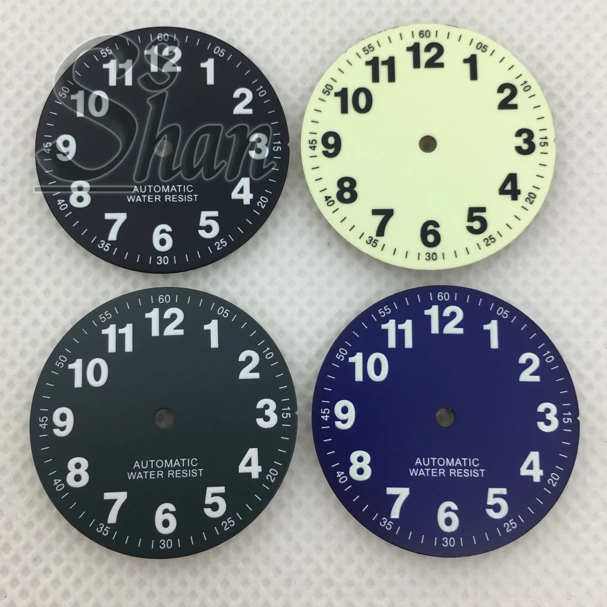 Le cadran à chiffres arabes de 29 mm est en noir blanc bleu vert Il convient au remplacement des mouvements NH35 NH36 ETA2824 ETA2836 PT5000