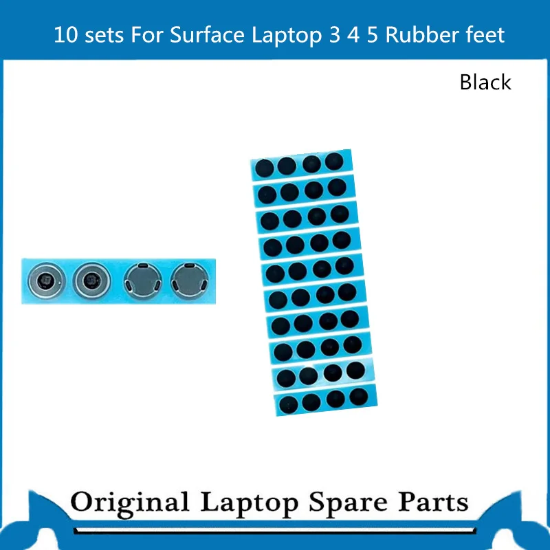 10sets For Microsoft Surface Laptop 3  4  5  6Rubber Feet Bottom Case Foot Pad  1872 1868 1951 1867 1958 Sliver Gold  Blue Black