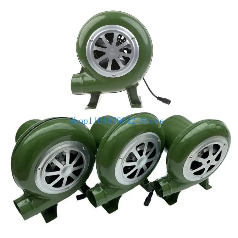 

5asd маленький 12 В электрический вентилятор для барбекю с регулятором переменной скорости вентилятор для приготовления барбекю