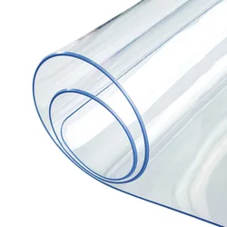 Nappe Transparente en PVC de 3.0mm d'Épaisseur, Couverture de Protection, Imperméable à l'Eau et à l'Huile, pour la Maison