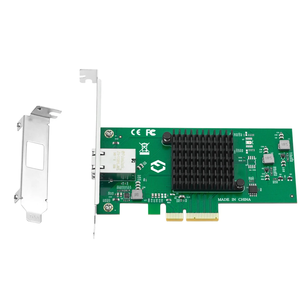 10G PCIE إلى RJ45 AQC107 WiFi بطاقة الشبكة PCIE X4 جيجابت إيثرنت 10000Mbps PCI Express LAN محول لقطع الكمبيوتر المكتبي