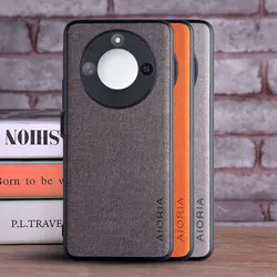 Case For Honor X9c Smart X7C X8B X9A X9B X6A X6B X7A X7B 5G X8A 4G coque Luxury textile Leather cover funda for honor x7c case