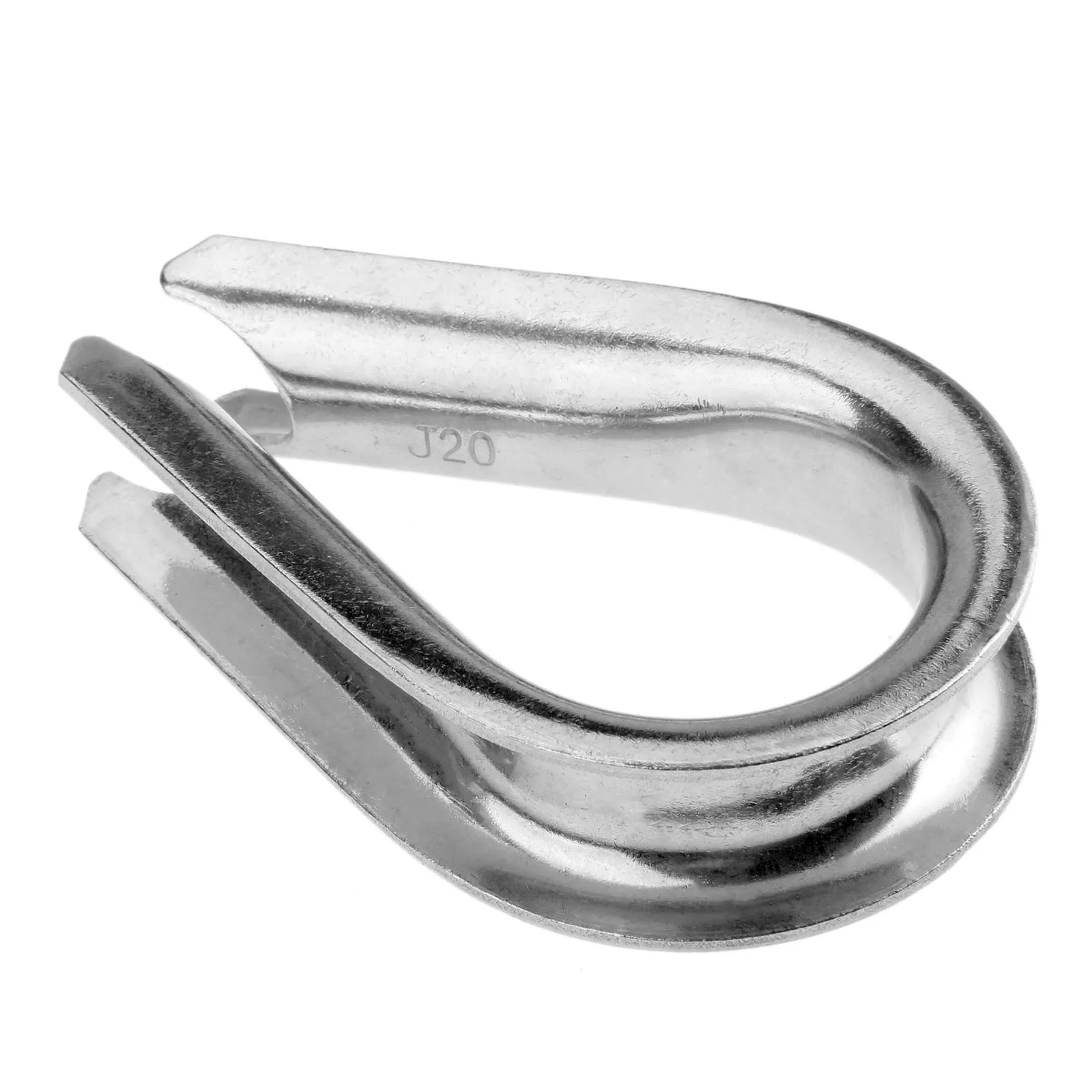 1 Pc Boat 20mm 3/4 Inch Wire Rope Cable Thimble Sleeves Stainless Steel M20 Wire Rope Thimbles Wirerope Clamps Crimping Marine