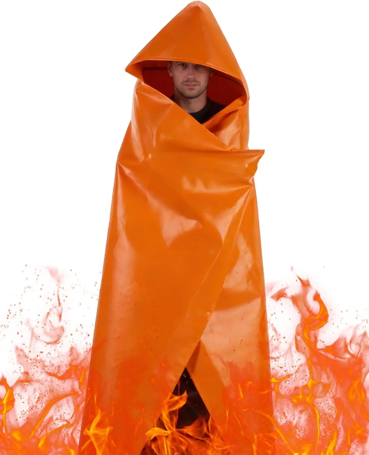 

Emergency Fireproof Cloak for Home Safety - Adult Fire Escape Wrap with Retardant Suits