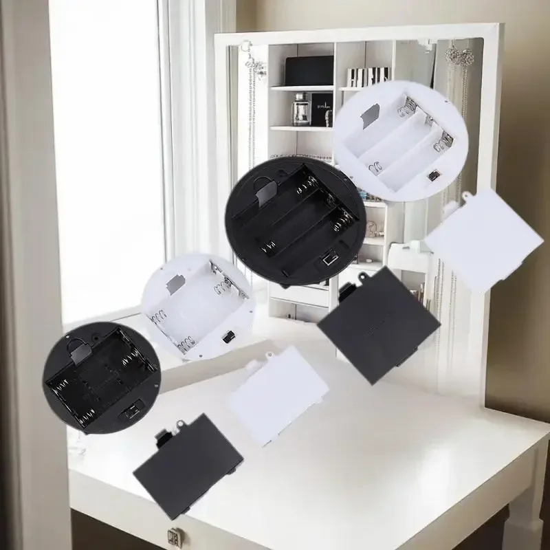 1/3 قطعة AAA/AA 4.5 فولت حامل مدمج ، غطاء تبديل البطارية ، حاوية المقبس ، صناديق تخزين لـ 3 بطاريات