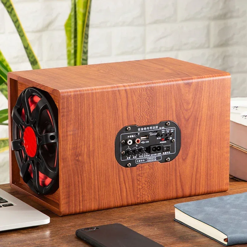 مضخم صوت تحميل السيارة سماعة لاسلكية تعمل بالبلوتوث 12 فولت 24 فولت فان ستيريو 220 فولت مكبر صوت منزلي USB نشط