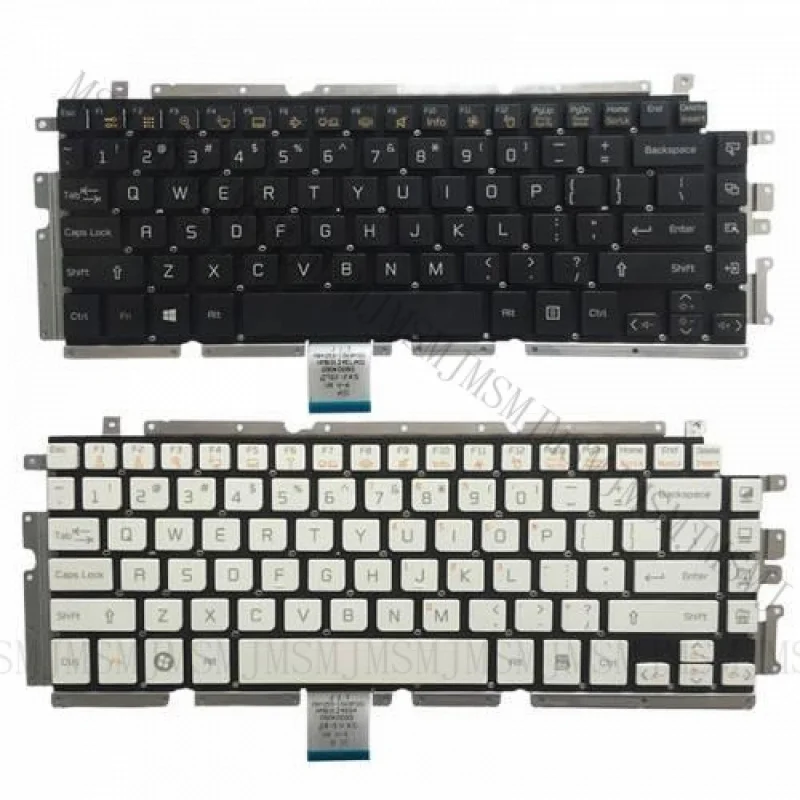 Teclado AA + laptop para LG Z330 Z330-G Z350 Z355 teclado inglês/eua preto/branco