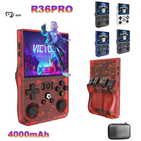 R36PRO Retro Handheld Video Game Console Linux System 3.5 Inch IPS Screen Portable Pocket Video Player 64GB 128GB Game Player