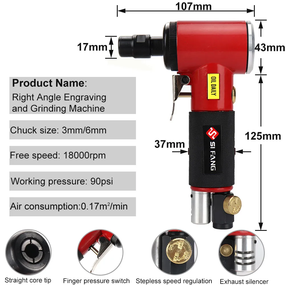 New Orbit Air Sander Mini Pneumatic Engraving Machine Set for Mill Grinding polishing With 2 Inch Polishing Wheels Set air tool