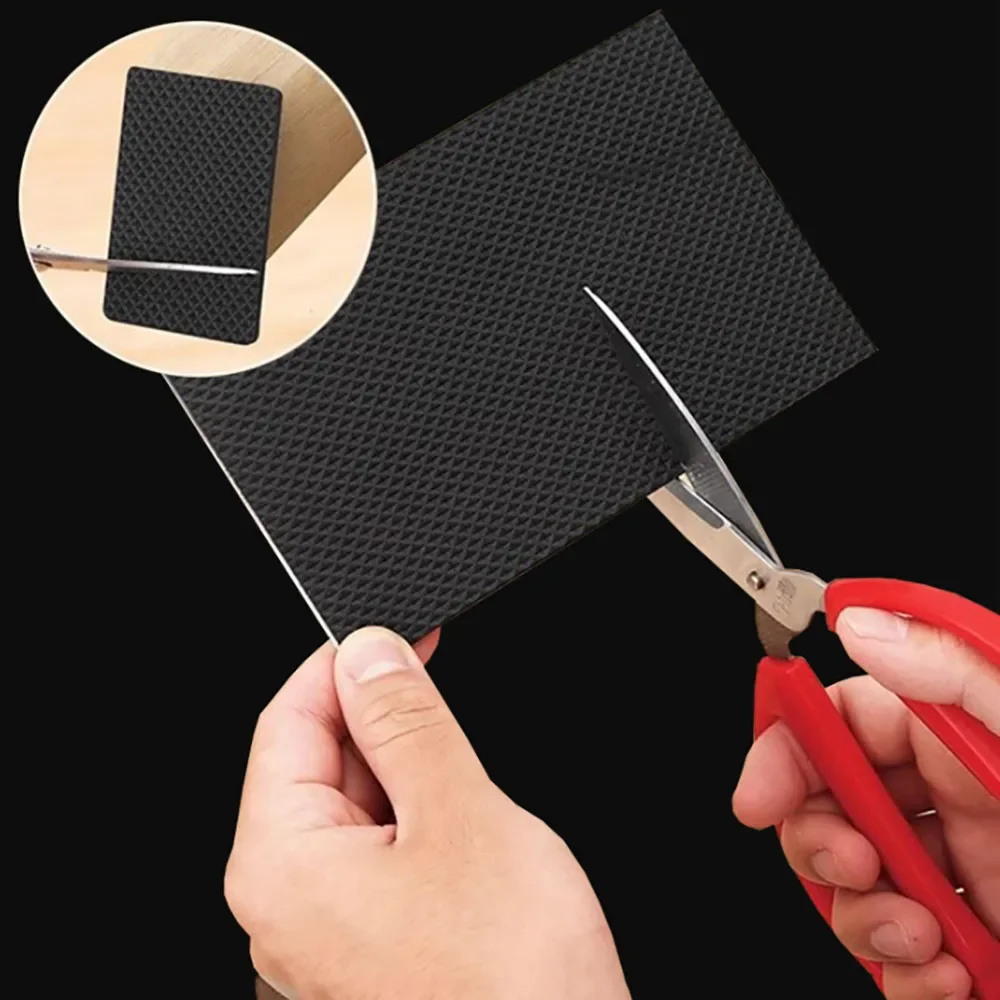 8-48Pc Thick 4mm EVA Plastic Foot Pad Round/Square Silent Anti Slip Table Chair Pad  Wear-Resistant Protective Pad Floor Sticker
