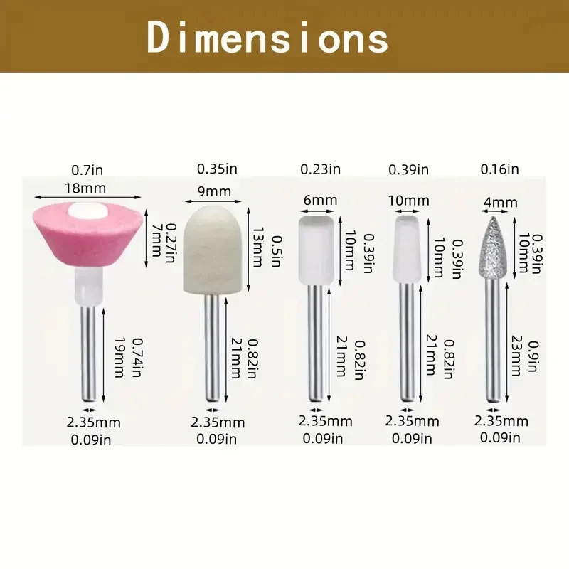 5 قطعة/المجموعة مسمار لقمة ثقب رأس مطحنة هلام مسمار الحفر قاطعة المطحنة مجموعة تشذيب الأظافر مسمار ماكينة الطحن الكهربائية الملحقات #3