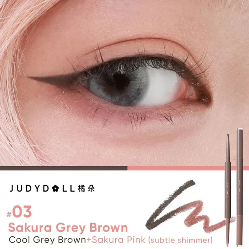 

Judydoll Eyeliner Gel Pencil Two Tones Matte Smooth Nude Brown Pink Lower Lash Line Waterproof Smudge-proof Lasting Eye Makeup
