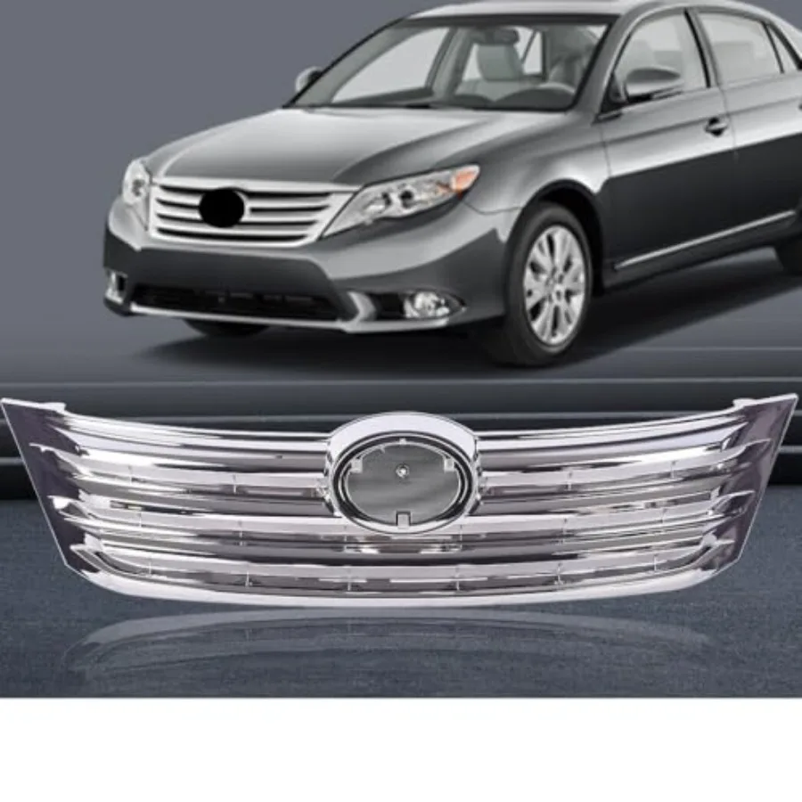 

Передняя решетка, совместимая с Toyota Avalon 2011 2012, передний бампер, верхняя решетка капота в сборе, полностью хромированная заводская 53101070