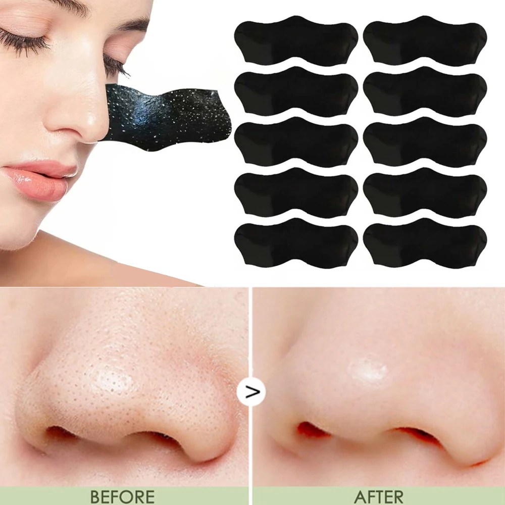 10/20 قطعة شرائط الأنف لإزالة الرؤوس السوداء حب الشباب شرائط فتح المسام الفورية قناع التنظيف العميق تقليص المسام الأنف رقعة نظيفة