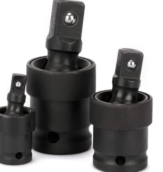 1/2 Inch Drive Universal Joint Socket Adapter 360° Swivel Steel Ball Impact Socket for Electric Wrench Enhanced Efficiency