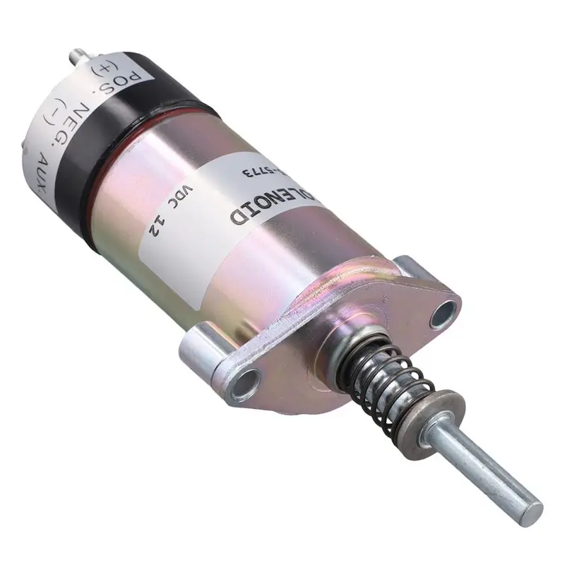 12V Fuel Shut Off Solenoid For Caterpillar Engine SR4 3204 3304 3304B 3306 3306B 3306C 125-5773 8C-9986