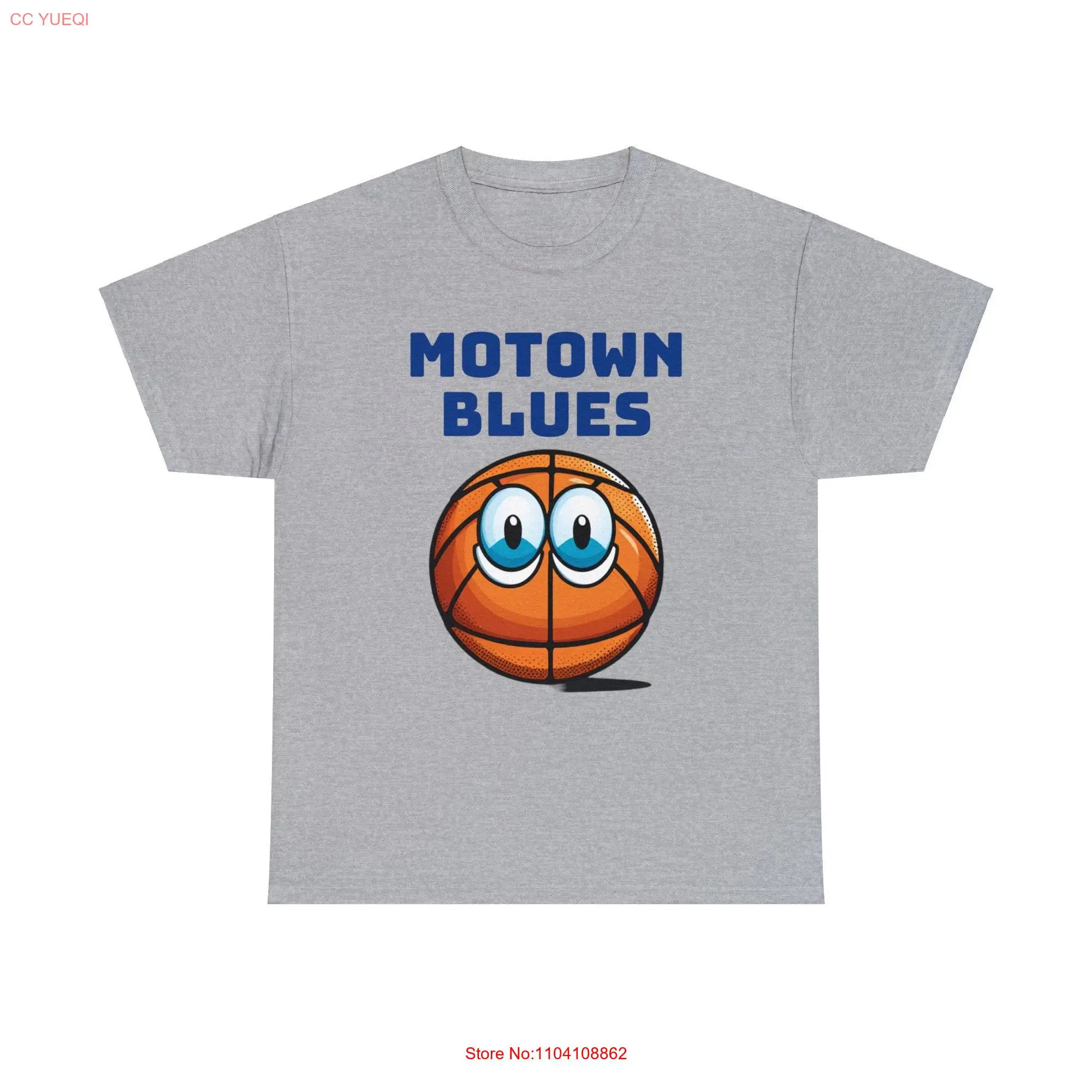 Pistons Losing Streak Motown Blues T shirt long or short sleeves