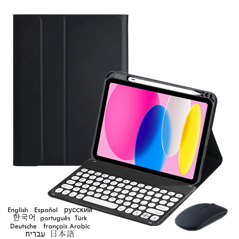 

Tablet Keyboard Case for Xiaomi Pad 6 Pro 11 inch 2023 Mi Pad 6 Magnetic Cover Pencil Holder Russian Spanish French Japanese