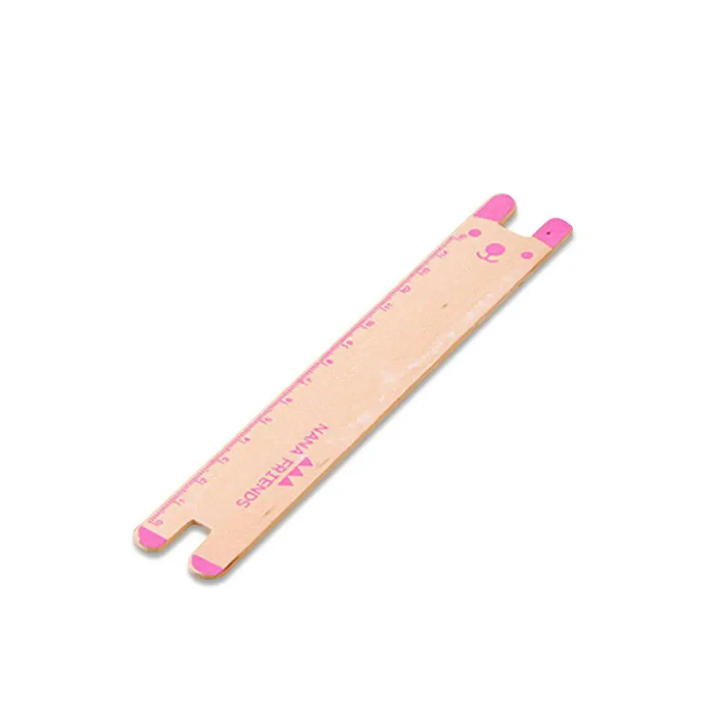 Cute Animals Wood Straight Ruler Lovely Panda Ruler For Kids Student Stationery