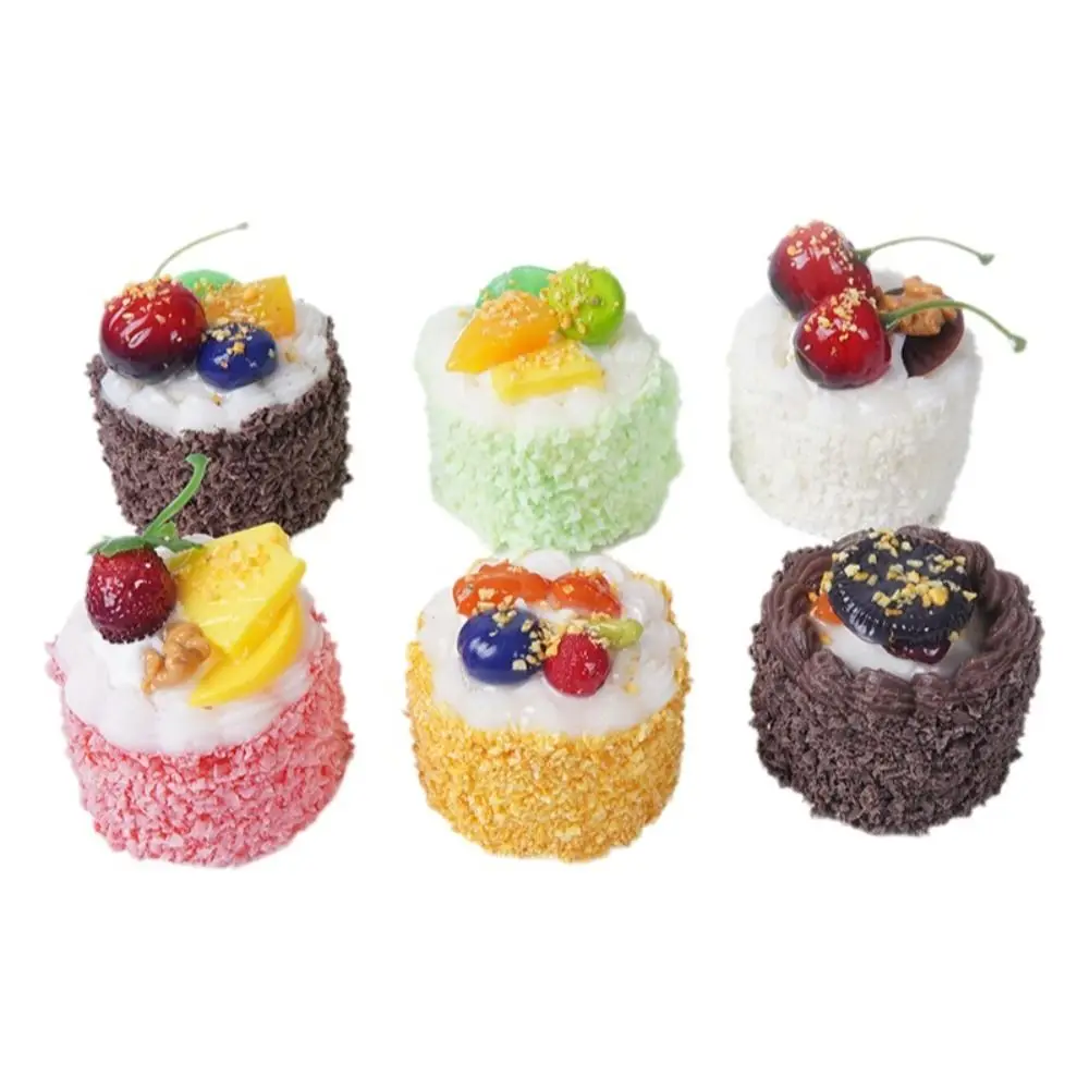 New Slow Rebound Cake Squeeze Toy Cartoon Anti-stress Fidget Squeeze Toy Soft Refrigerator Magnets Student