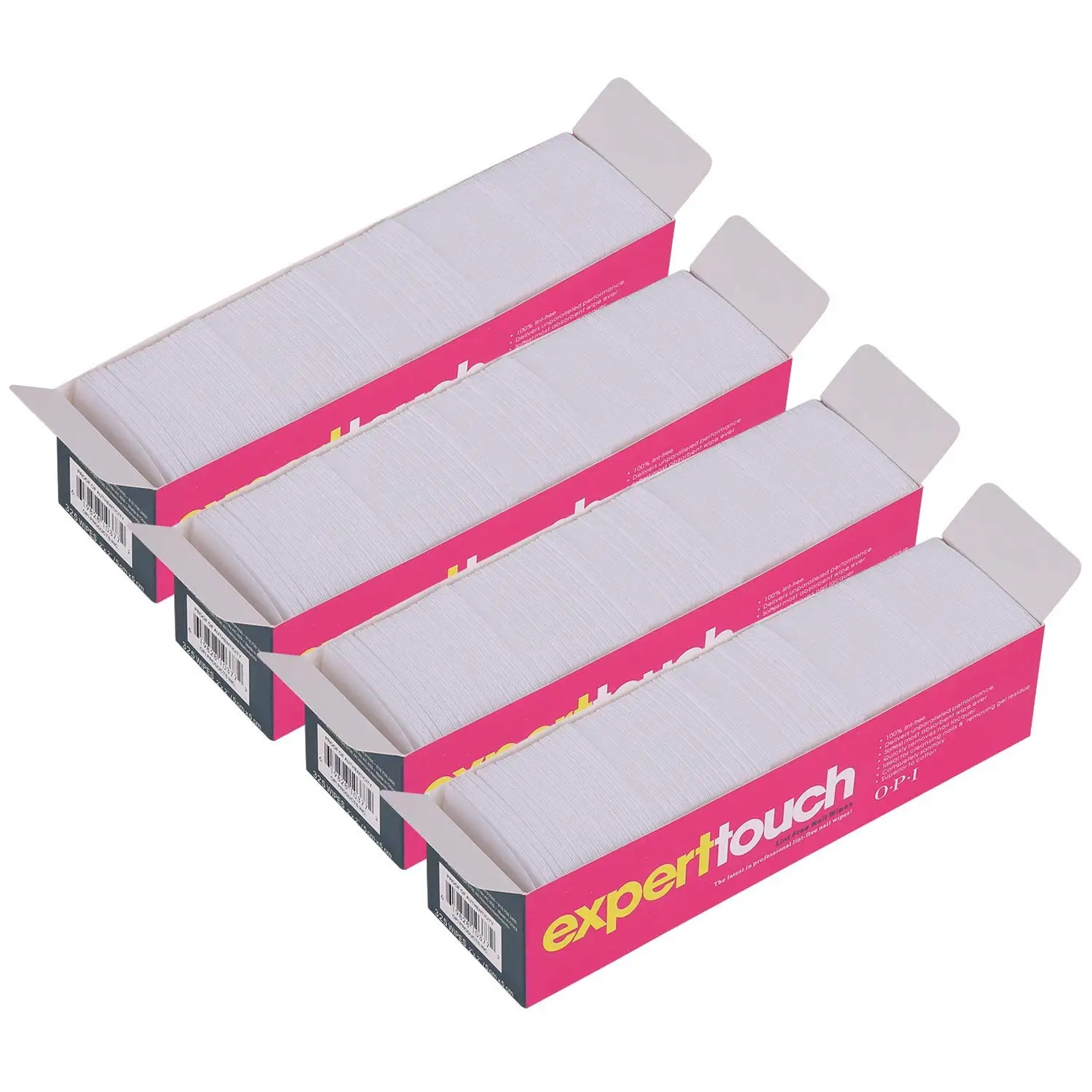 

Безворсовые салфетки для снятия гель-лака, 4 коробки по 1300 штук