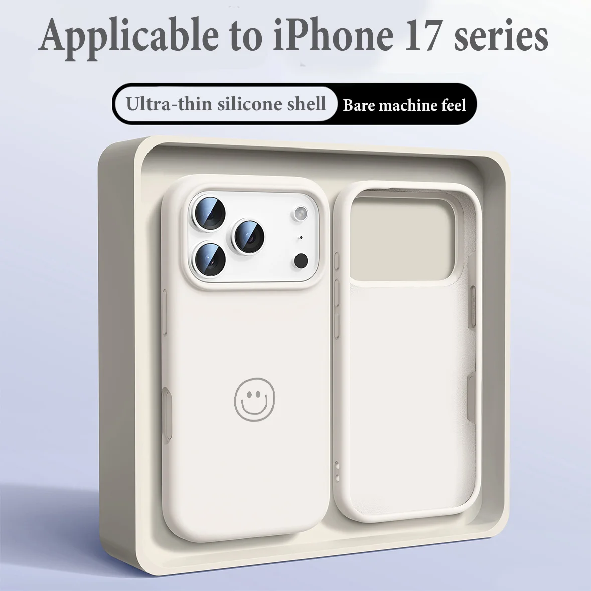 

Подходит для iPhone 17-13ProMax/iPhone17-13Pro/iPhone17-13 чехол для телефона в новом стиле, ощущение голого телефона, простой и модный.