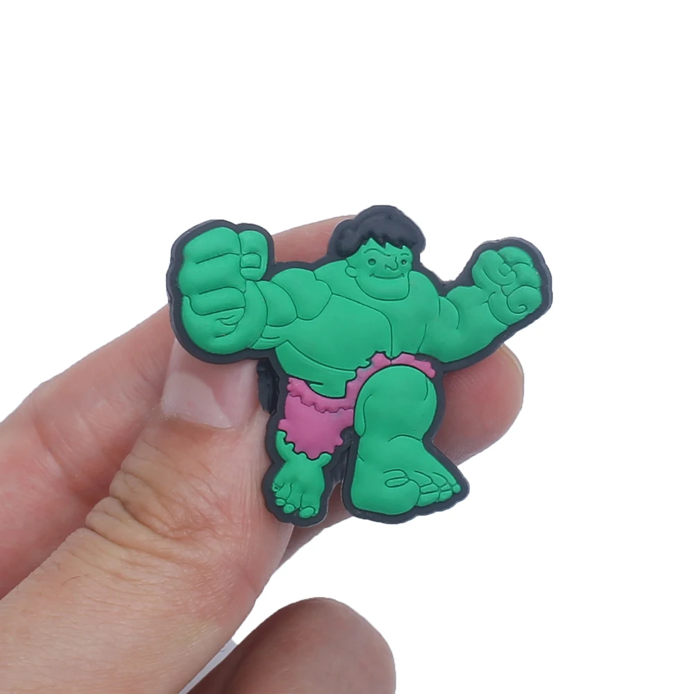 Single sale 1pcs Marvel Superheroes Shoe Charms PVC Accessories DIY Shoe Decoration For Classic Clogs Kids X-mas Gifts image 5