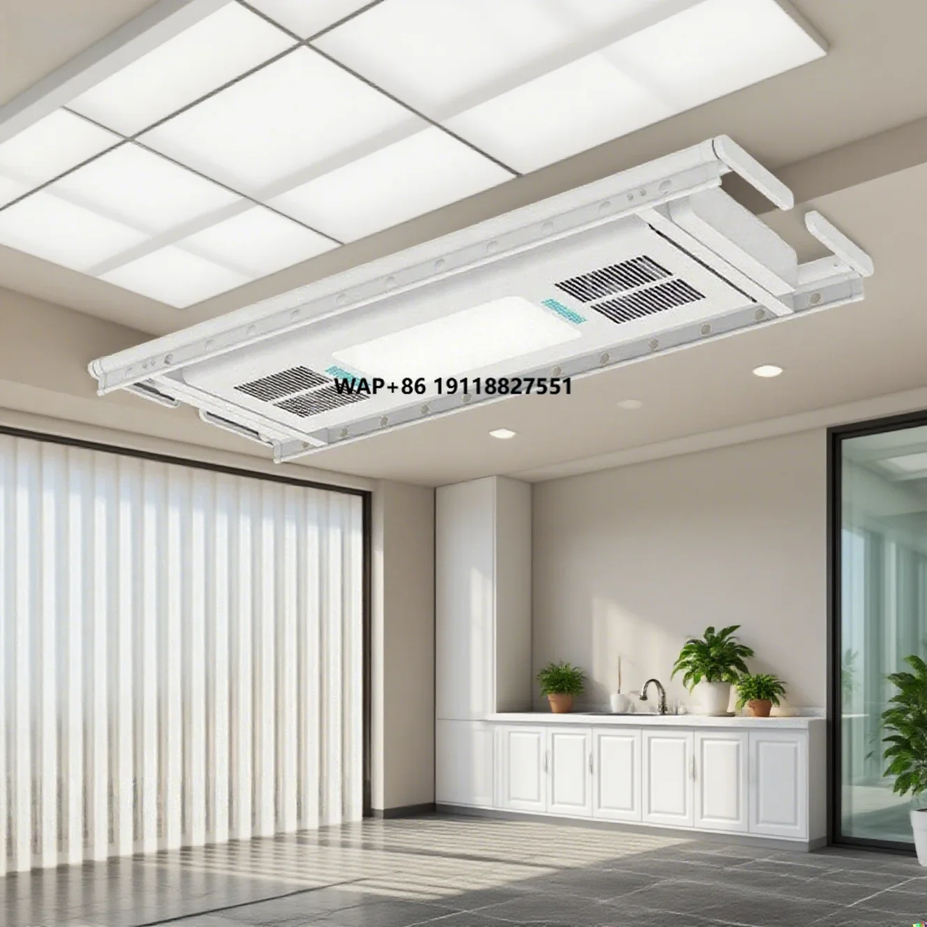 

Electric Clothes Rack Intelligent Remote Control Automatic Lifting Domestic Indoor Balcony Clothes Dryer Drying Clothes Rack