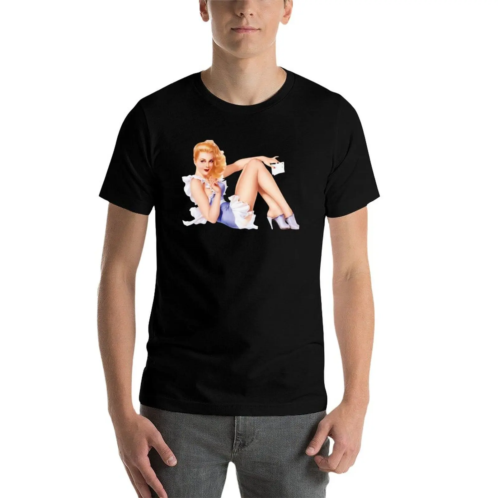 تي شيرت يرجى الطلب بواسطة Alberto Vargas Remastered Xzendor7 Classic Old Masters Vintage Art Reproductions