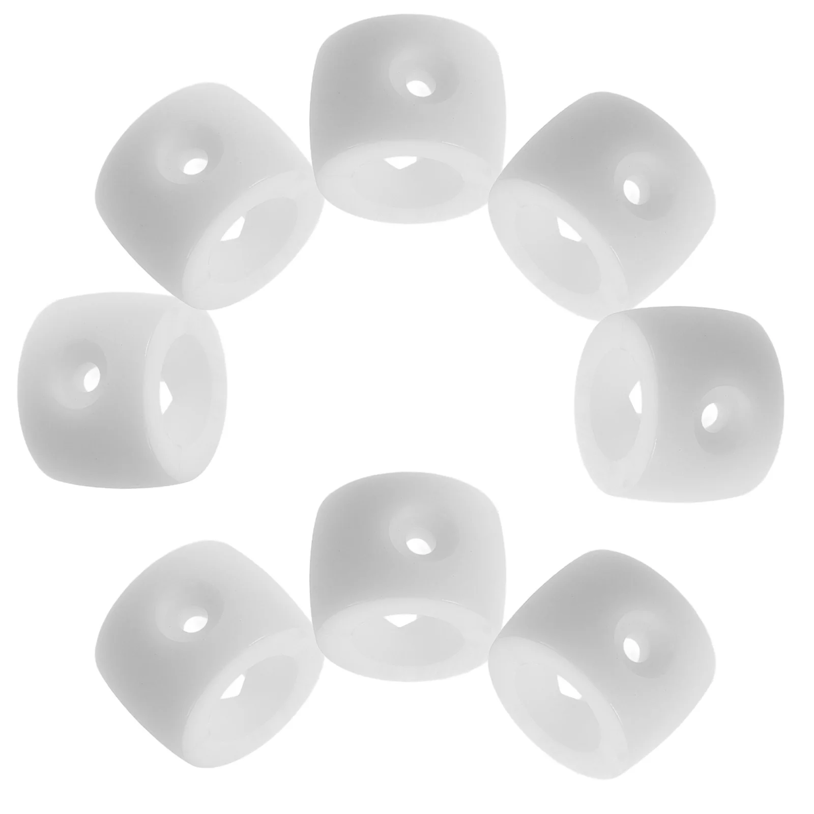 

8pcs Table Soccer Rings Foosball Replacement Parts Positioner Bushings Accessories Goal Bar Stop Rings Plastic