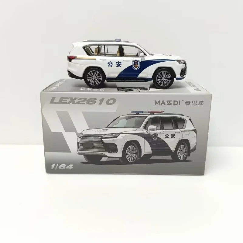 

MASDI 1/64 2022 LX600 Public Security Bureau livery off-road Vehicle model