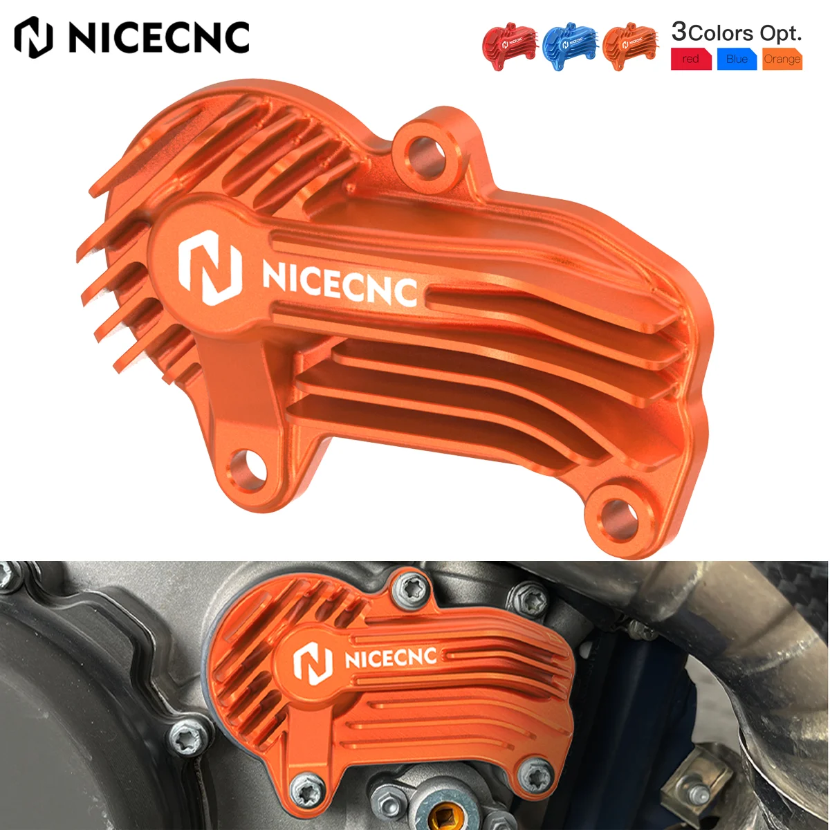

NICECNC For KTM EXC 300 EXC 250 XC-W XCW 300 250 2020-2023 Motorcycle Water Pump Cover Guard Aluminum SX 250 300 XC 2019-2022