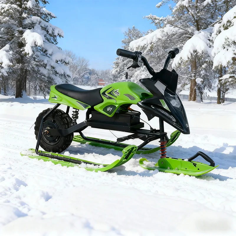 36V 500W 7.8Ah Outdoor Electric Snow Sled / Ice Skating Vehicle Family Interactive Entertainment Vehicle