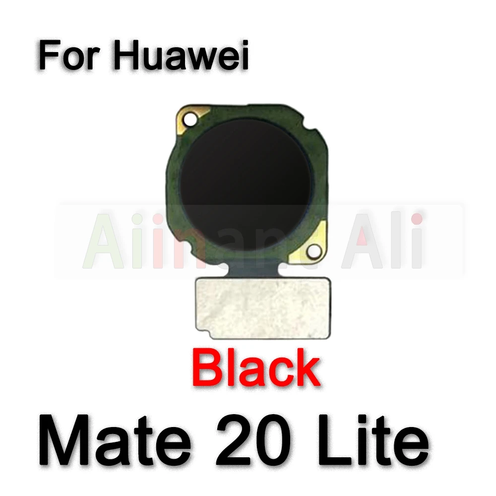 AiinAnt Back Home Button Key Connection Touch ID Scanner Fingerprint Sensor Flex Cable Ribbon For Huawei Mate 20 Lite Pro