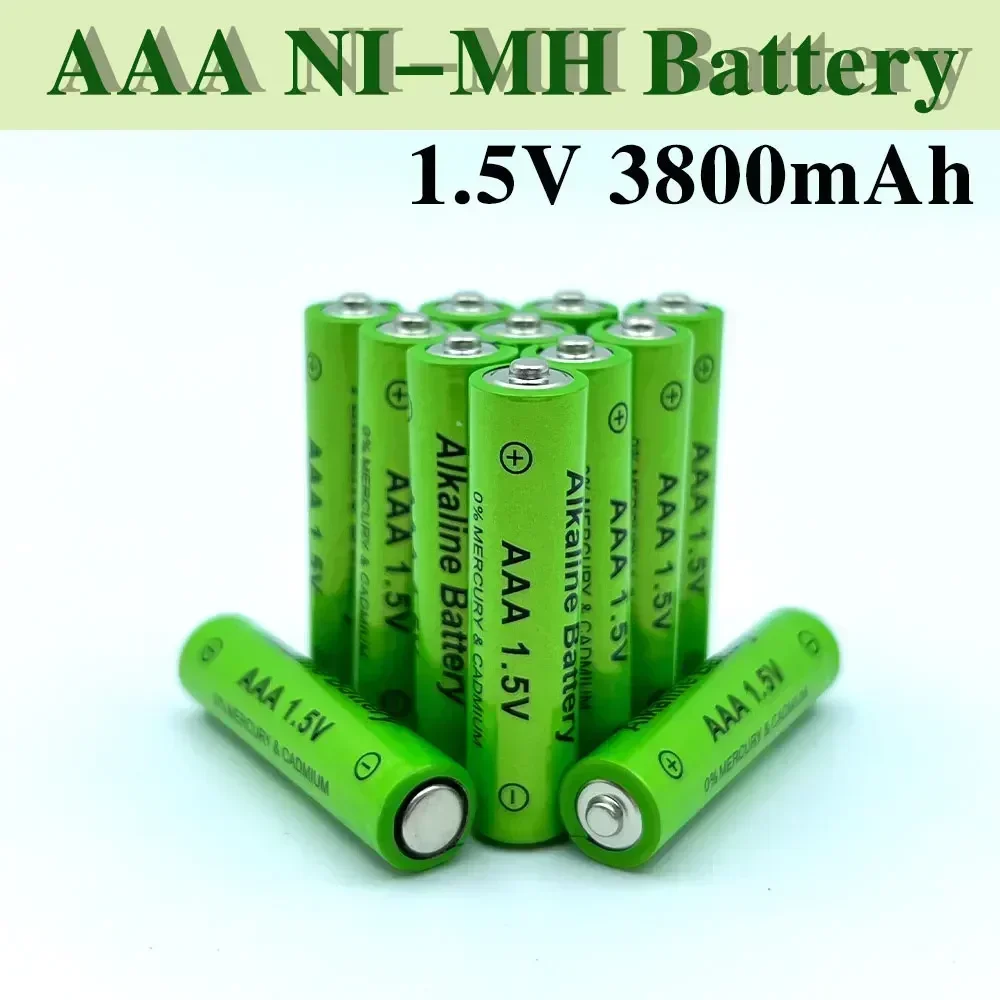 

2024up-to-date1.5V AAA Battery3800mAh Rechargeable Battery NI-MH Battery for Clocks Mice Computers Toys So On