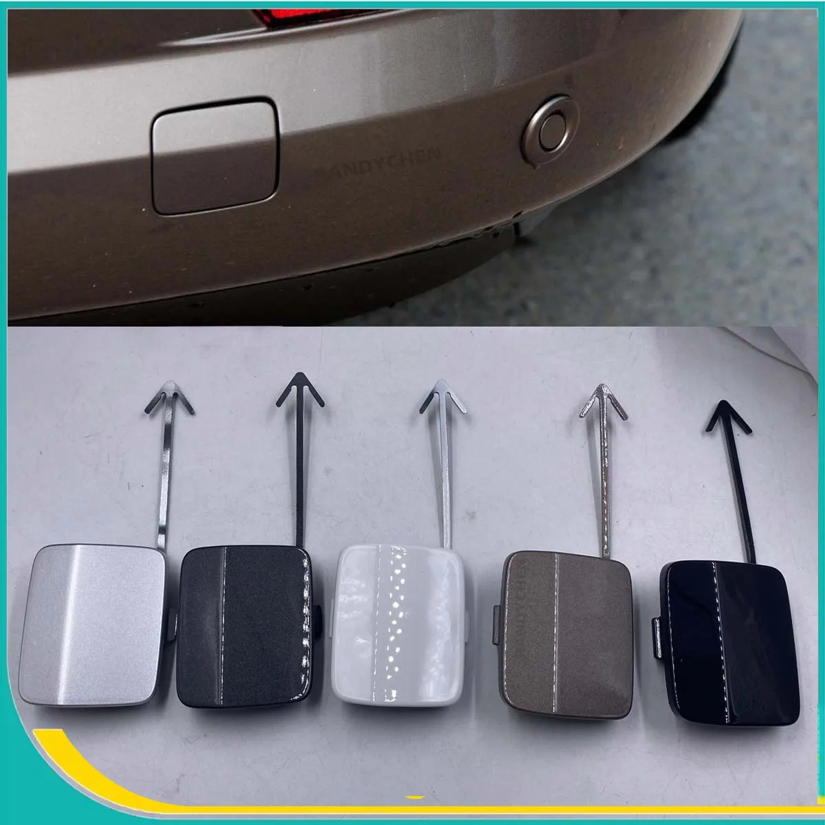 For VW Passat CC 2008-2012 3C8807441 1PC Rear Bumper Tow Hook Cover Eye Cap